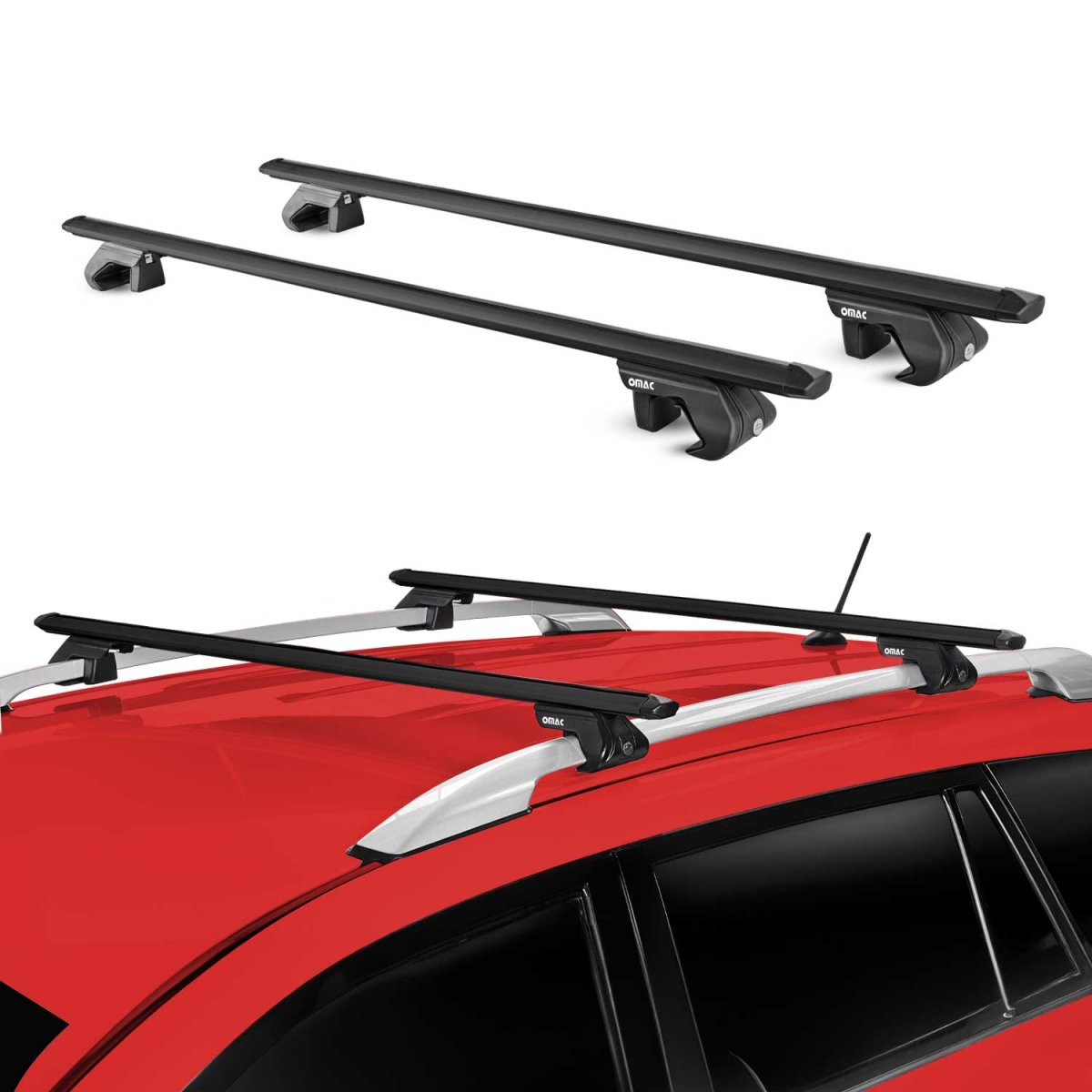 MINI COUNTRYMAN Roof Rack - Omac - OMAC Basic V1 - Black - '17-'24
